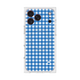 プレミアムスクエアケース with MagSafe［ Checkered Blue - ギンガムチェック ブルー ］