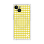 プレミアムスクエアケース with MagSafe［ Checkered Yellow - ギンガムチェック イエロー ］