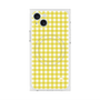 プレミアムスクエアケース with MagSafe［ Checkered Yellow - ギンガムチェック イエロー ］