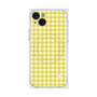 プレミアムスクエアケース with MagSafe［ Checkered Yellow - ギンガムチェック イエロー ］