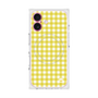 プレミアムスクエアケース with MagSafe［ Checkered Yellow - ギンガムチェック イエロー ］