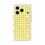 プレミアムスクエアケース with MagSafe［ Checkered Yellow - ギンガムチェック イエロー ］