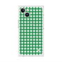 プレミアムスクエアケース with MagSafe［ Checkered Green - ギンガムチェック グリーン ］