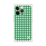 プレミアムスクエアケース with MagSafe［ Checkered Green - ギンガムチェック グリーン ］