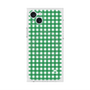 プレミアムスクエアケース with MagSafe［ Checkered Green - ギンガムチェック グリーン ］