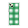 プレミアムスクエアケース with MagSafe［ Checkered Green - ギンガムチェック グリーン ］