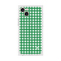 プレミアムスクエアケース with MagSafe［ Checkered Green - ギンガムチェック グリーン ］