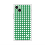 プレミアムスクエアケース with MagSafe［ Checkered Green - ギンガムチェック グリーン ］