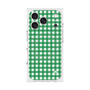 プレミアムスクエアケース with MagSafe［ Checkered Green - ギンガムチェック グリーン ］
