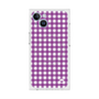 プレミアムスクエアケース with MagSafe［ Checkered Purple - ギンガムチェック パープル ］