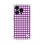 プレミアムスクエアケース with MagSafe［ Checkered Purple - ギンガムチェック パープル ］