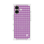 プレミアムスクエアケース with MagSafe［ Checkered Purple - ギンガムチェック パープル ］