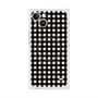 プレミアムスクエアケース with MagSafe［ Checkered Purple - ギンガムチェック ブラック ］