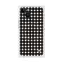プレミアムスクエアケース with MagSafe［ Checkered Purple - ギンガムチェック ブラック ］