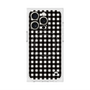 プレミアムスクエアケース with MagSafe［ Checkered Purple - ギンガムチェック ブラック ］
