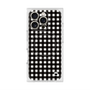 プレミアムスクエアケース with MagSafe［ Checkered Purple - ギンガムチェック ブラック ］