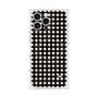 プレミアムスクエアケース with MagSafe［ Checkered Purple - ギンガムチェック ブラック ］