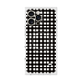 プレミアムスクエアケース with MagSafe［ Checkered Purple - ギンガムチェック ブラック ］