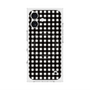 プレミアムスクエアケース with MagSafe［ Checkered Purple - ギンガムチェック ブラック ］
