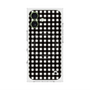 プレミアムスクエアケース with MagSafe［ Checkered Purple - ギンガムチェック ブラック ］