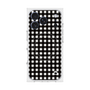 プレミアムスクエアケース with MagSafe［ Checkered Purple - ギンガムチェック ブラック ］