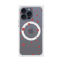 プレミアムスクエアケース with MagSafe［ Dippin dots Red - ディッピンドッツ レッド ］