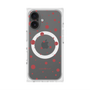 プレミアムスクエアケース with MagSafe［ Dippin dots Red - ディッピンドッツ レッド ］