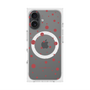 プレミアムスクエアケース with MagSafe［ Dippin dots Red - ディッピンドッツ レッド ］