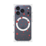 プレミアムスクエアケース with MagSafe［ Dippin dots Red - ディッピンドッツ レッド ］