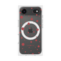 プレミアムスクエアケース with MagSafe［ Dippin dots Red - ディッピンドッツ レッド ］