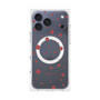 プレミアムスクエアケース with MagSafe［ Dippin dots Red - ディッピンドッツ レッド ］