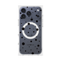 プレミアムスクエアケース with MagSafe［ Dippin dots Black - ディッピンドッツ ブラック ］