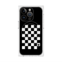 プレミアムスクエアケース with MagSafe［ Racing checkered flag - レーシングチェッカーフラッグ ］
