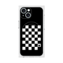 プレミアムスクエアケース with MagSafe［ Racing checkered flag - レーシングチェッカーフラッグ ］