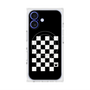 プレミアムスクエアケース with MagSafe［ Racing checkered flag - レーシングチェッカーフラッグ ］