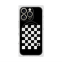 プレミアムスクエアケース with MagSafe［ Racing checkered flag - レーシングチェッカーフラッグ ］