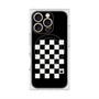 プレミアムスクエアケース with MagSafe［ Racing checkered flag - レーシングチェッカーフラッグ ］