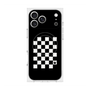 プレミアムスクエアケース with MagSafe［ Racing checkered flag - レーシングチェッカーフラッグ ］
