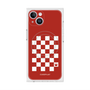プレミアムスクエアケース with MagSafe［ Racing checkered flag Red - レーシングチェッカーフラッグ レッド ］