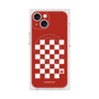 プレミアムスクエアケース with MagSafe［ Racing checkered flag Red - レーシングチェッカーフラッグ レッド ］