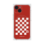 プレミアムスクエアケース with MagSafe［ Racing checkered flag Red - レーシングチェッカーフラッグ レッド ］