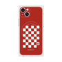 プレミアムスクエアケース with MagSafe［ Racing checkered flag Red - レーシングチェッカーフラッグ レッド ］