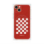 プレミアムスクエアケース with MagSafe［ Racing checkered flag Red - レーシングチェッカーフラッグ レッド ］