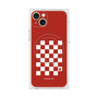プレミアムスクエアケース with MagSafe［ Racing checkered flag Red - レーシングチェッカーフラッグ レッド ］