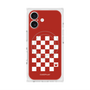 プレミアムスクエアケース with MagSafe［ Racing checkered flag Red - レーシングチェッカーフラッグ レッド ］