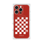 プレミアムスクエアケース with MagSafe［ Racing checkered flag Red - レーシングチェッカーフラッグ レッド ］