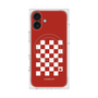 プレミアムスクエアケース with MagSafe［ Racing checkered flag Red - レーシングチェッカーフラッグ レッド ］