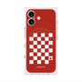 プレミアムスクエアケース with MagSafe［ Racing checkered flag Red - レーシングチェッカーフラッグ レッド ］