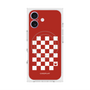 プレミアムスクエアケース with MagSafe［ Racing checkered flag Red - レーシングチェッカーフラッグ レッド ］