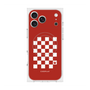 プレミアムスクエアケース with MagSafe［ Racing checkered flag Red - レーシングチェッカーフラッグ レッド ］